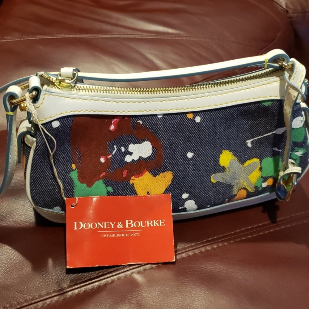 Dooney & Bourke denim shoulder bag